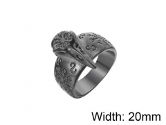 HY Wholesale Titanium Steel Casting Rings-HY0013R036