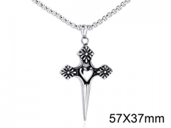 HY Wholesale Stainless Steel 316L Hot Cross Pendant (not includ chain)-HY004P014