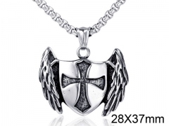 HY Wholesale Stainless Steel 316L Hot Cross Pendant (not includ chain)-HY004P028