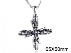 HY Wholesale Stainless Steel 316L Hot Cross Pendant (not includ chain)-HY004P041