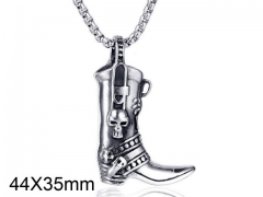 HY Wholesale Stainless steel 316L Skull Pendant (not includ chain)-HY004P004