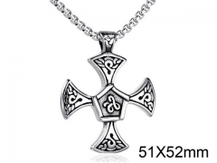 HY Wholesale Stainless Steel 316L Hot Cross Pendant (not includ chain)-HY004P007
