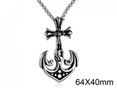 HY Wholesale Stainless Steel 316L Hot Cross Pendant (not includ chain)-HY004P030