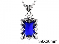 HY Wholesale Stainless steel 316L Crystal or Zircon Pendant (not includ chain)-HY0012P016