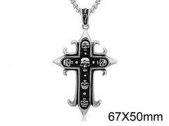 HY Wholesale Stainless steel 316L Skull Pendant (not includ chain)-HY0013P178