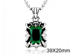 HY Wholesale Stainless steel 316L Crystal or Zircon Pendant (not includ chain)-HY0012P017