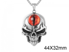 HY Wholesale Stainless steel 316L Skull Pendant (not includ chain)-HY0013P162