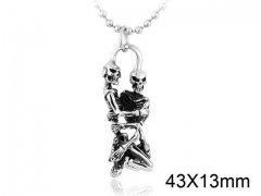 HY Wholesale Stainless steel 316L Skull Pendant (not includ chain)-HY0012P029