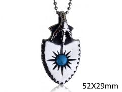 HY Wholesale Stainless steel 316L Crystal or Zircon Pendant (not includ chain)-HY0014P028