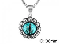 HY Wholesale Stainless steel 316L Crystal or Zircon Pendant (not includ chain)-HY0013P004