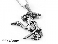 HY Jewelry Wholesale Stainless Steel 316L Hot Casting Pendant (not includ chain)-HY0014P070