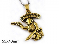HY Jewelry Wholesale Stainless Steel 316L Hot Casting Pendant (not includ chain)-HY0014P071