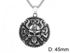 HY Wholesale Stainless steel 316L Skull Pendant (not includ chain)-HY0013P084