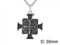 HY Wholesale Stainless Steel 316L Hot Cross Pendant (not includ chain)-HY0013P079