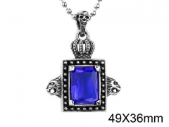 HY Wholesale Stainless steel 316L Crystal or Zircon Pendant (not includ chain)-HY0012P045