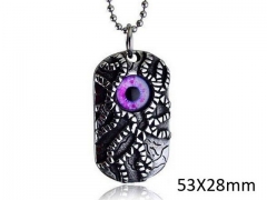 HY Wholesale Stainless steel 316L Crystal or Zircon Pendant (not includ chain)-HY0014P003