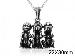 HY Jewelry Wholesale Stainless Steel Animal Pendant (not includ chain)-HY0013P100