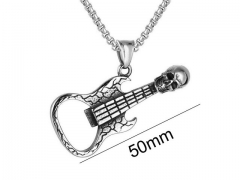HY Wholesale Stainless steel 316L Skull Pendant (not includ chain)-HY0013P186