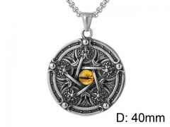HY Wholesale Stainless steel 316L Crystal or Zircon Pendant (not includ chain)-HY0013P041