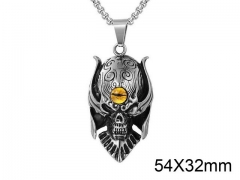 HY Wholesale Stainless steel 316L Skull Pendant (not includ chain)-HY0013P034