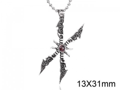 HY Wholesale Stainless steel 316L Crystal or Zircon Pendant (not includ chain)-HY0012P064