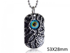 HY Wholesale Stainless steel 316L Crystal or Zircon Pendant (not includ chain)-HY0014P002