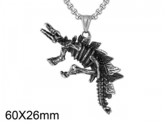 HY Wholesale Stainless steel 316L Skull Pendant (not includ chain)-HY0013P120