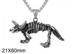 HY Wholesale Stainless steel 316L Skull Pendant (not includ chain)-HY0013P060