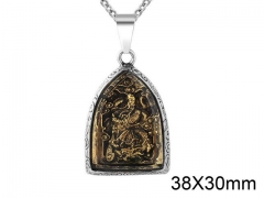 HY Wholesale Stainless steel 316L Religion Pendant (not includ chain)-HY0013P040