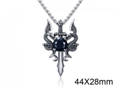 HY Wholesale Stainless steel 316L Crystal or Zircon Pendant (not includ chain)-HY006P017
