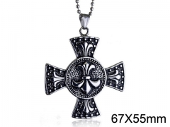 HY Wholesale Stainless Steel 316L Hot Cross Pendant (not includ chain)-HY0014P039