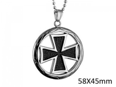 HY Wholesale Stainless Steel 316L Hot Cross Pendant (not includ chain)-HY0014P062