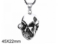 HY Wholesale Stainless steel 316L Skull Pendant (not includ chain)-HY005P095