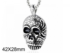 HY Wholesale Stainless steel 316L Skull Pendant (not includ chain)-HY005P093