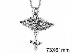 HY Wholesale Stainless steel 316L Skull Pendant (not includ chain)-HY005P032