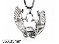 HY Wholesale Stainless steel 316L Skull Pendant (not includ chain)-HY005P073