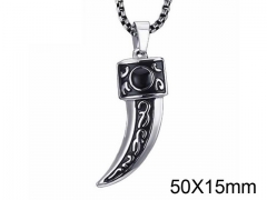 HY Wholesale Stainless steel 316L Crystal or Zircon Pendant (not includ chain)-HY005P046