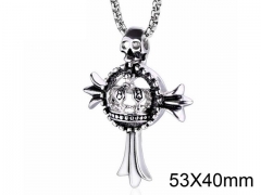 HY Wholesale Stainless steel 316L Skull Pendant (not includ chain)-HY005P047