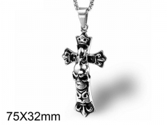 HY Wholesale Stainless steel 316L Skull Pendant (not includ chain)-HY005P055