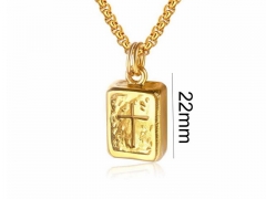 HY Wholesale Stainless Steel 316L Hot Cross Pendant (not includ chain)-HY0016P055