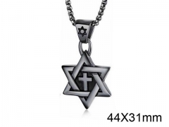 HY Wholesale Stainless Steel 316L Hot Cross Pendant (not includ chain)-HY0016P022