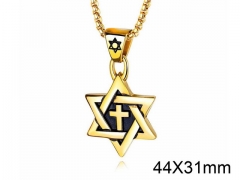 HY Wholesale Stainless Steel 316L Hot Cross Pendant (not includ chain)-HY0016P021