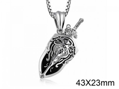 HY Jewelry Wholesale Stainless Steel 316L Hot Casting Pendant (not includ chain)-HY0016P025