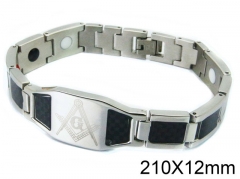 HY Wholesale Stainless Steel 316L Bracelets (Magnetic Health)-HY36B0144IHF