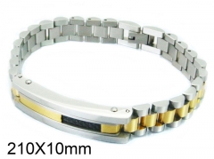 HY Wholesale Stainless Steel 316L Bracelets (Strap Style)-HY36B0140HPD