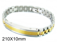 HY Wholesale Stainless Steel 316L Bracelets (Strap Style)-HY36B0143HPD