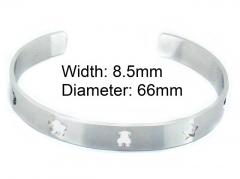 HY Stainless Steel 316L Bangle (Bear Style)-HY90B0287HKD