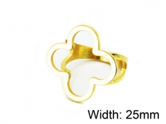 HY Wholesale Stainless Steel 316L Woman Rings-HY16R0400NQ