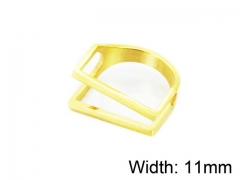 HY Wholesale Stainless Steel 316L Woman Rings-HY16R0414NW