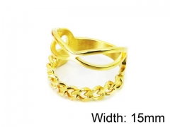 HY Wholesale Stainless Steel 316L Woman Rings-HY16R0453NG
